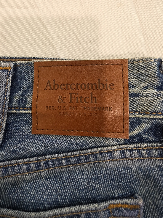Abercrombie & Fitch Other - Abercrombie & Fitch Blue Straight Fit Blue Stone Wash Jeans Men W36 L32